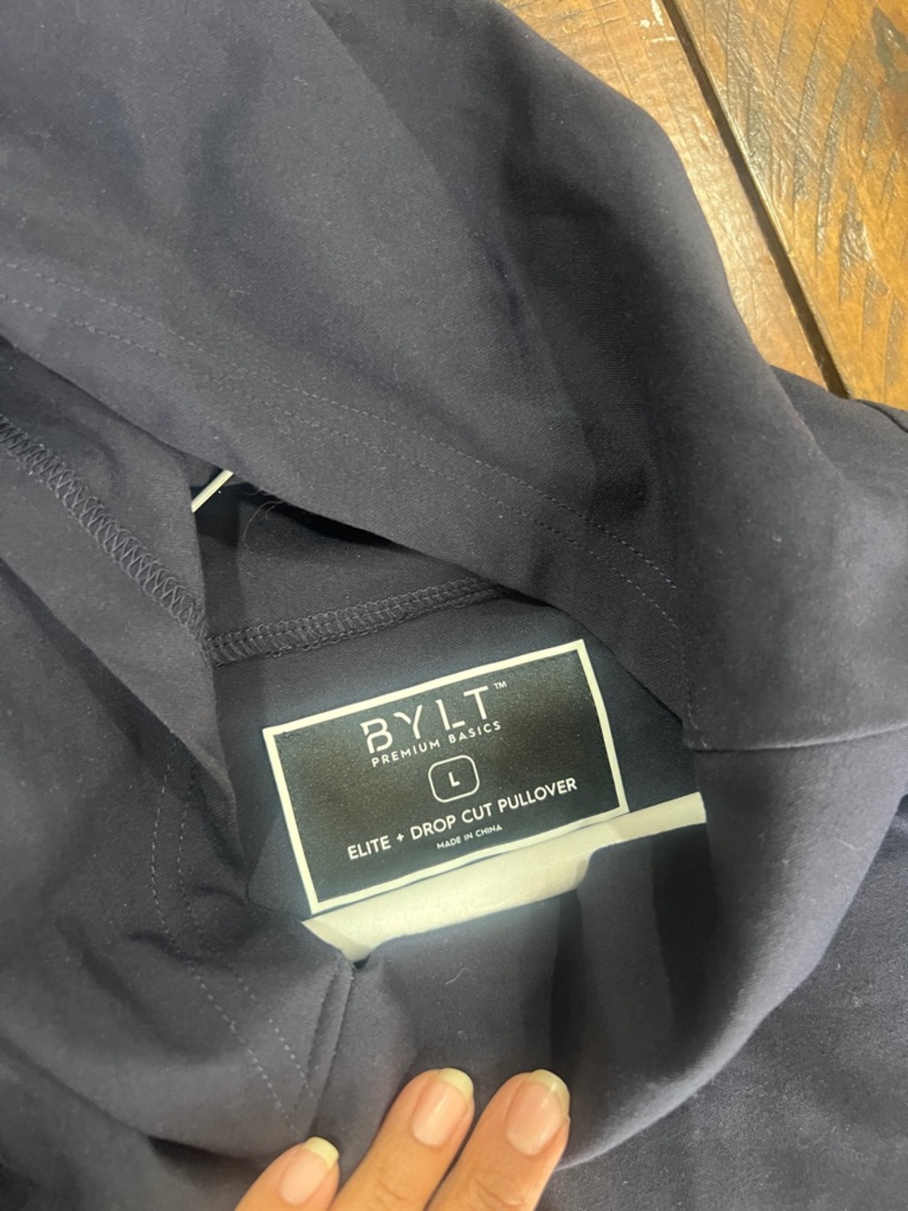 BYLT Elite Drop Cut Pullover - Black